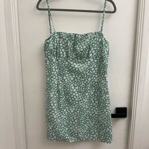 Princess Polly Green Floral Mini Dress